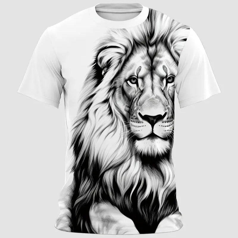 Stunning Simple Lion T-shirt