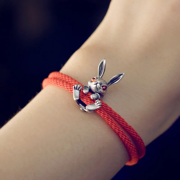 Sensational Red Rop Bunny Bracelet