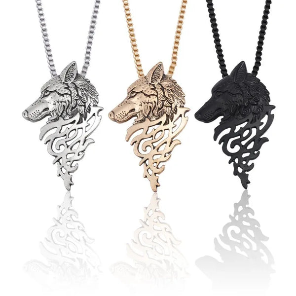 Wolf Head Punk Necklaces