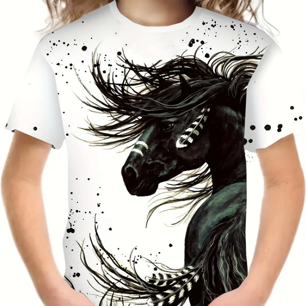 Gorgeous Horse T-shirt for Kids