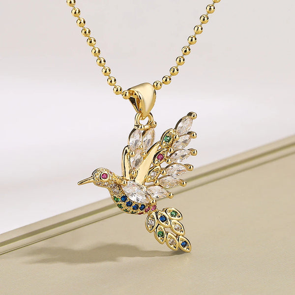 Luxury Crystal Bird Necklace