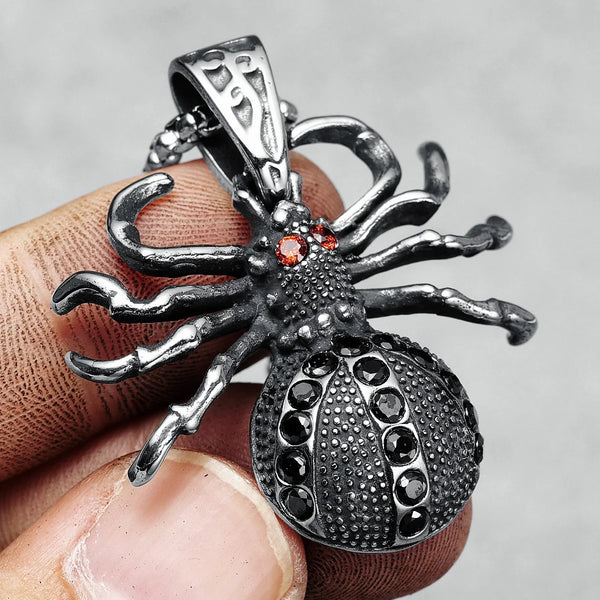 Stunning Ferocious Spider Luxury Necklace