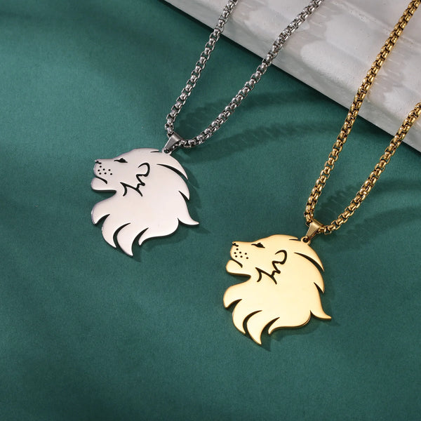 Stunning Lion Head Necklace