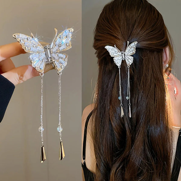 Stunning Butterfly Tassel Hair Accessory