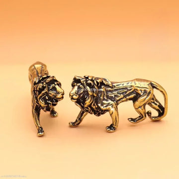 Mini Lion Casting Animal Figurine