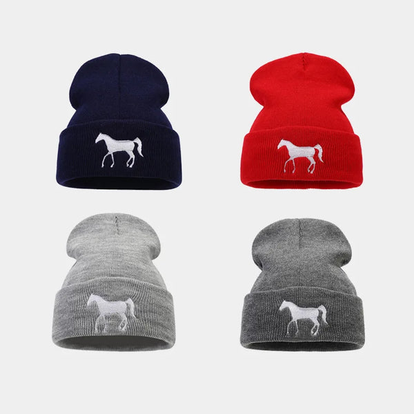 Gorgeous Knitted Horse Beanies