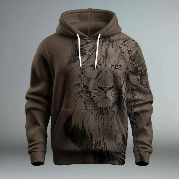Stunning New Autumn Lion Hoodie