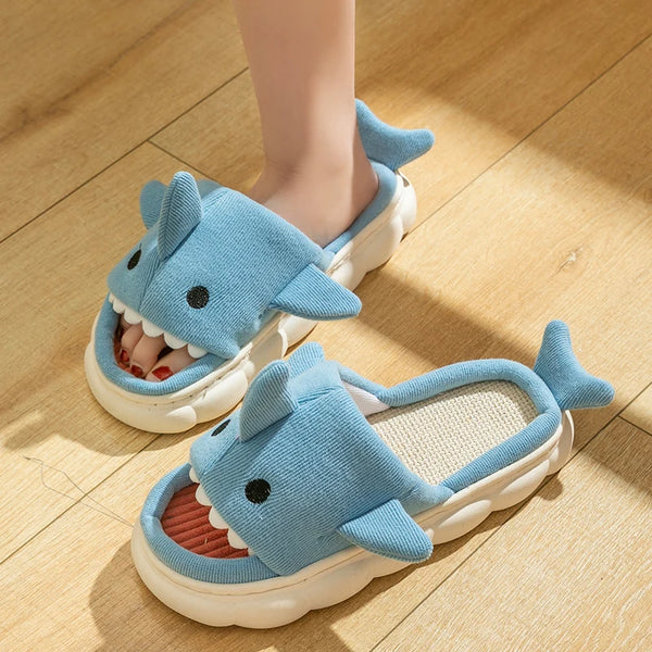 Casual Platform Shark Slippers