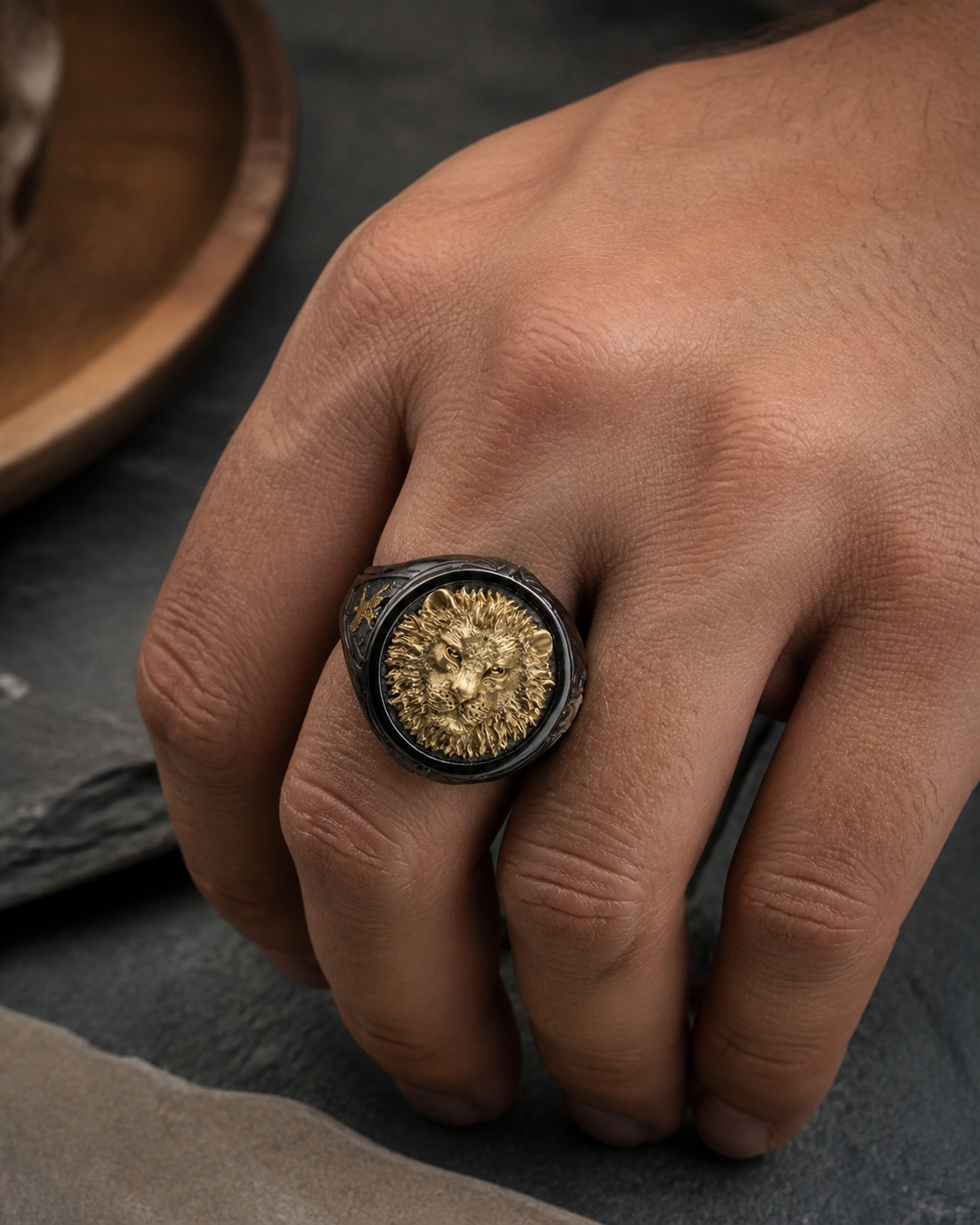 Stunning Lion Head Ring