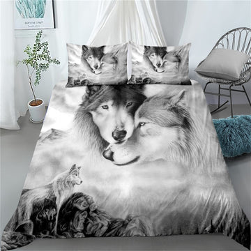 Wolf Family Bedding Set