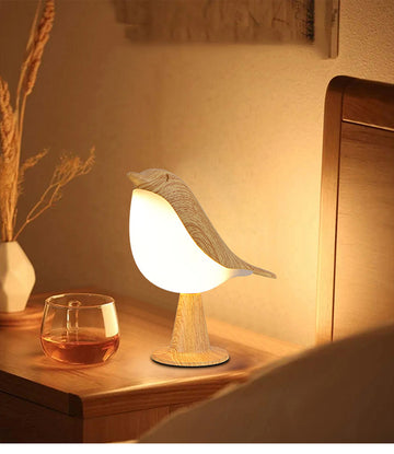 Amazing Wooden Bird Lamp