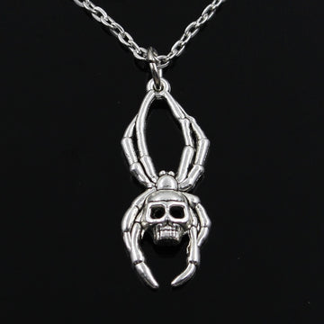 Unique Spider Skull Necklace