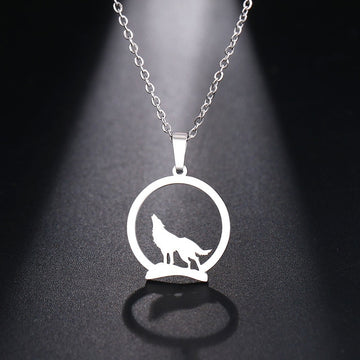 Gorgeous Wolf Moon Necklace