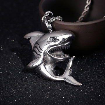 Unique Twisted Shark Necklace