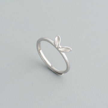 Luxurious Minimalist Pure S925 Silver Bunny Ring