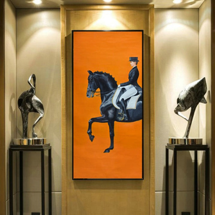 Unique Classic Horse Rider Canvas