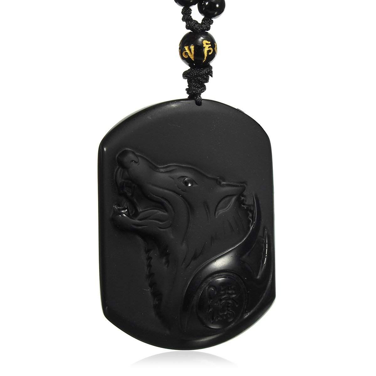 Unique Wolf Amulet Short Necklace - Animals Realm