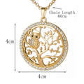 Luxurious Owl Necklace with Pendant - Animals Realm