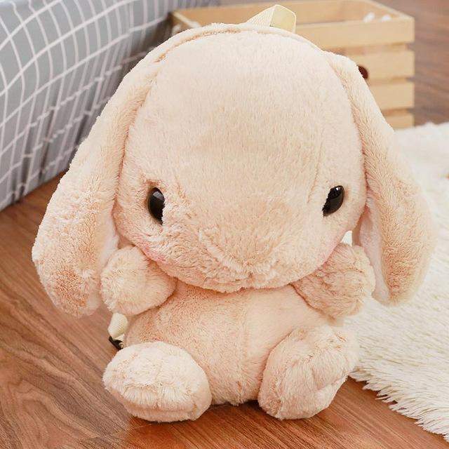 Adorable Plush Rabbit Backpack-Animals Realm